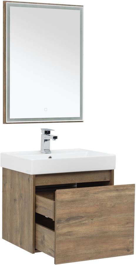 Мебель для ванной Aquanet Nova Lite 60 дуб рустикальный (1 ящик) Мебель для ванной Aquanet Nova Lite 60 дуб рустикальный (1 ящик)