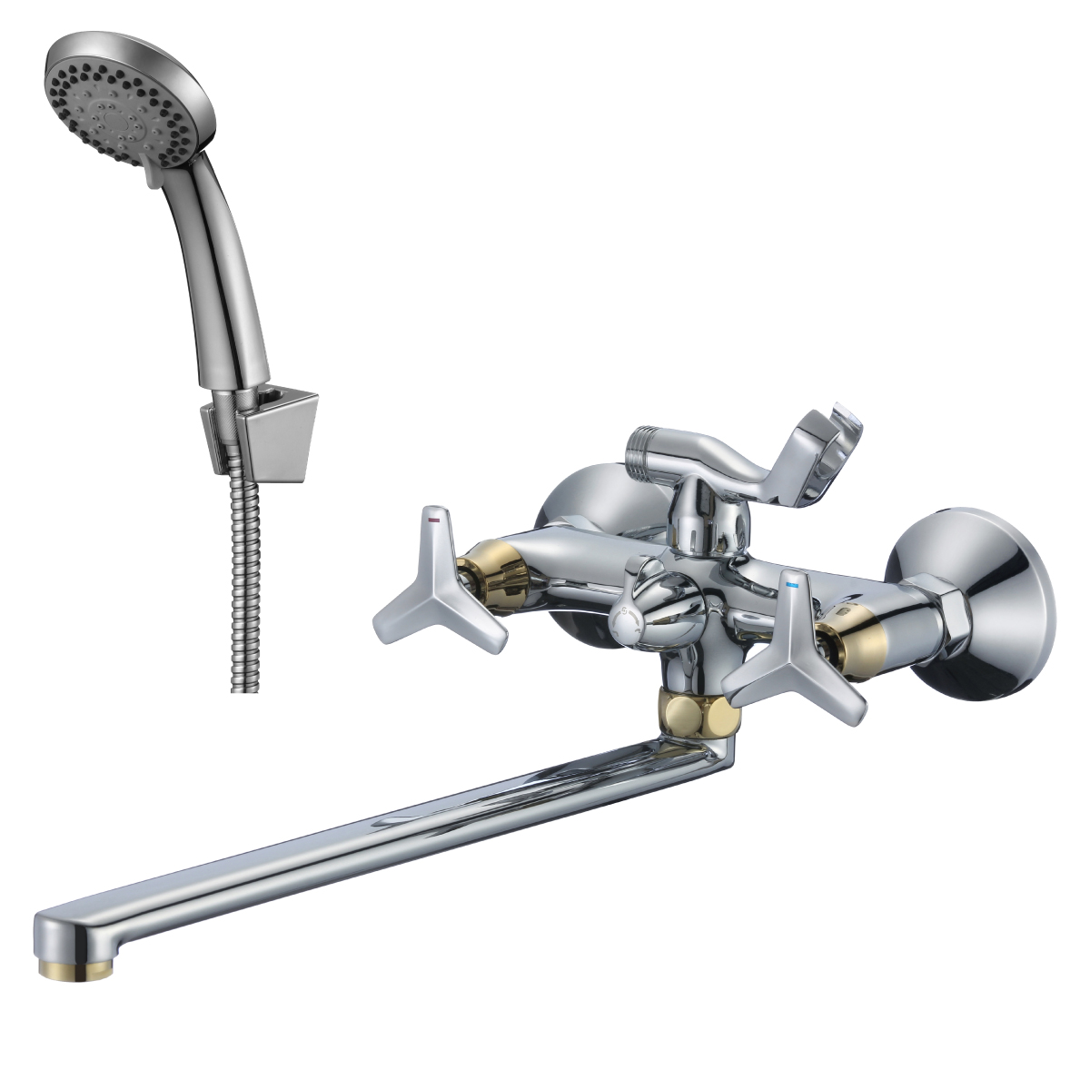 Смеситель Rossinka RS41-84 для ванны универсальный Смеситель Rossinka RS41-84 для ванны универсальный