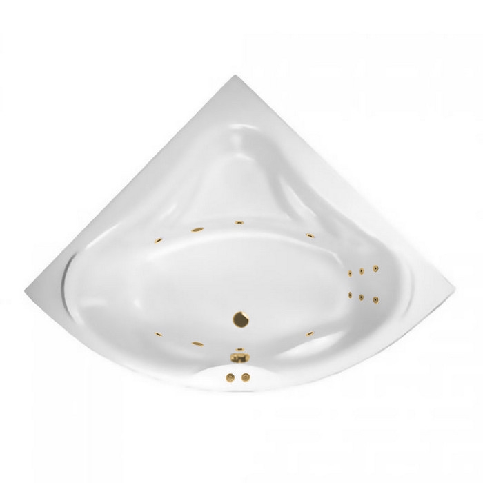 Ванна EXCELLENT Konsul 150x150 "LINE" (золото) Ванна EXCELLENT Konsul 150x150 "LINE" (золото)