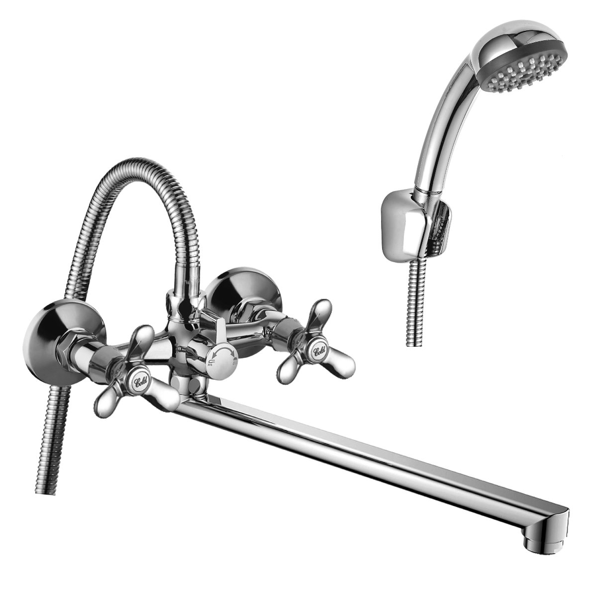 Смеситель Rossinka Q02-80 для ванны универсальный Смеситель Rossinka Q02-80 для ванны универсальный