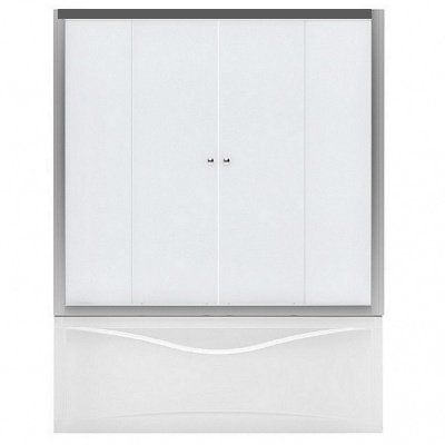 Шторка для ванны Aquanet AQ5 160, узорчатое стекло