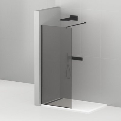 LIBERTA-100-GR Стекло для перегородки Liberta, графит, 1000х1950 мм