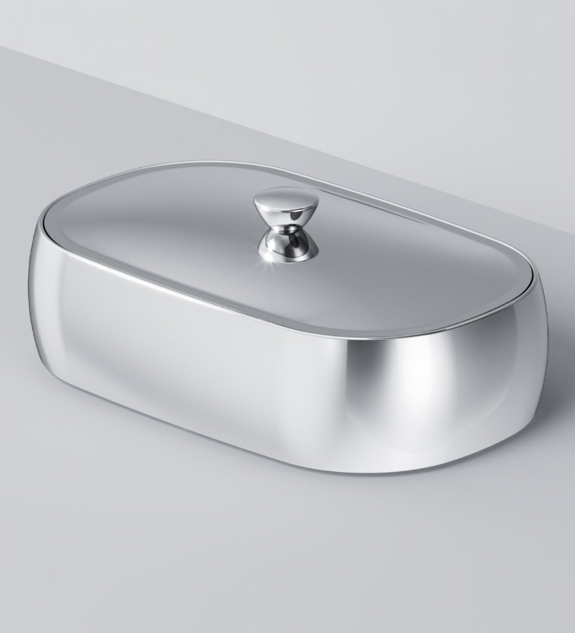 A3022000 Sensation, Шкатулка для украшений, большая, хром, шт A3022000 Sensation, Шкатулка для украшений, большая, хром, шт