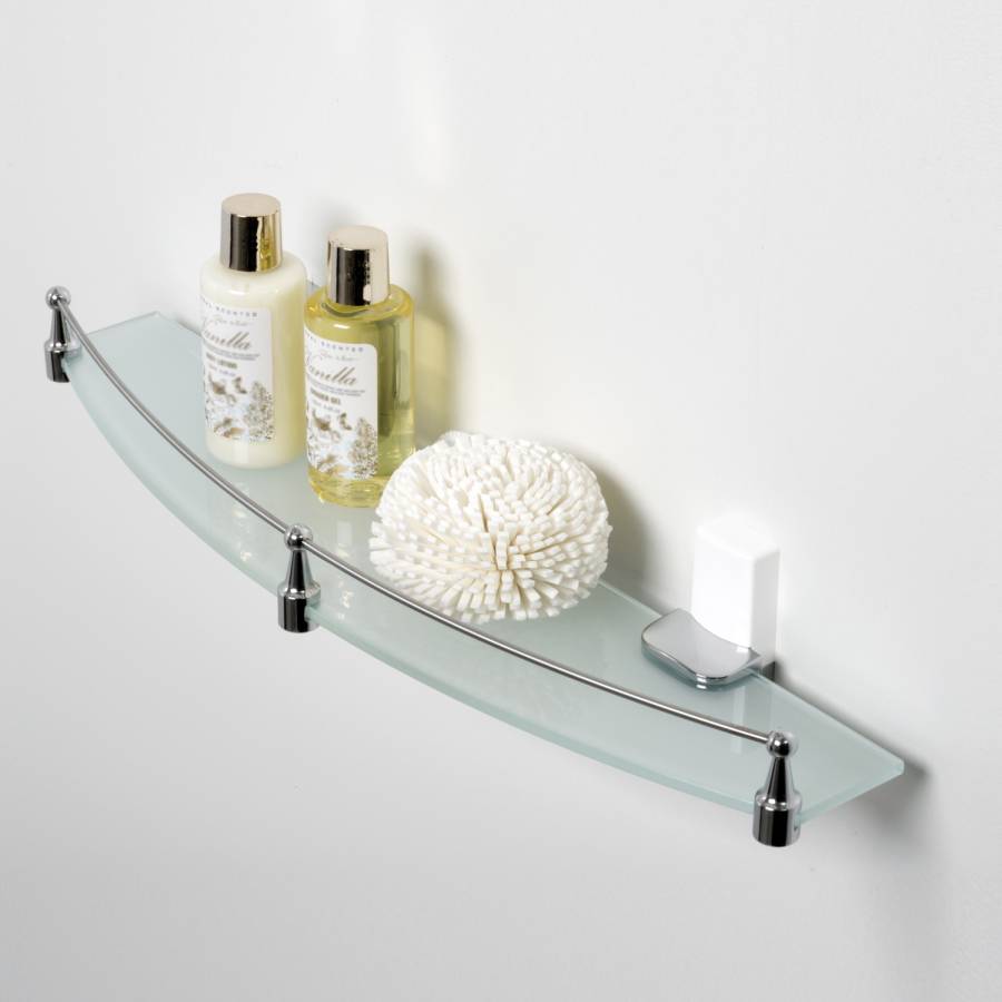 Leine K-5044WHITE (ранее К-5024WHITE) Полка стеклянная с бортиком Leine K-5044WHITE (ранее К-5024WHITE) Полка стеклянная с бортиком