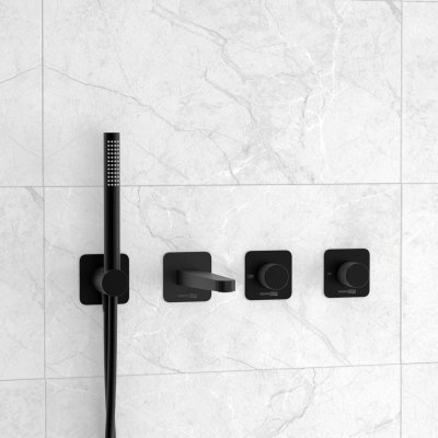 A5251.299.301.302.242.217 Встраиваемый комплект для ванны с лейкой и изливом