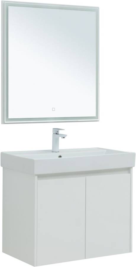 Мебель для ванной Aquanet Nova Lite 75 белый глянец (2 дверцы) Мебель для ванной Aquanet Nova Lite 75 белый глянец (2 дверцы)