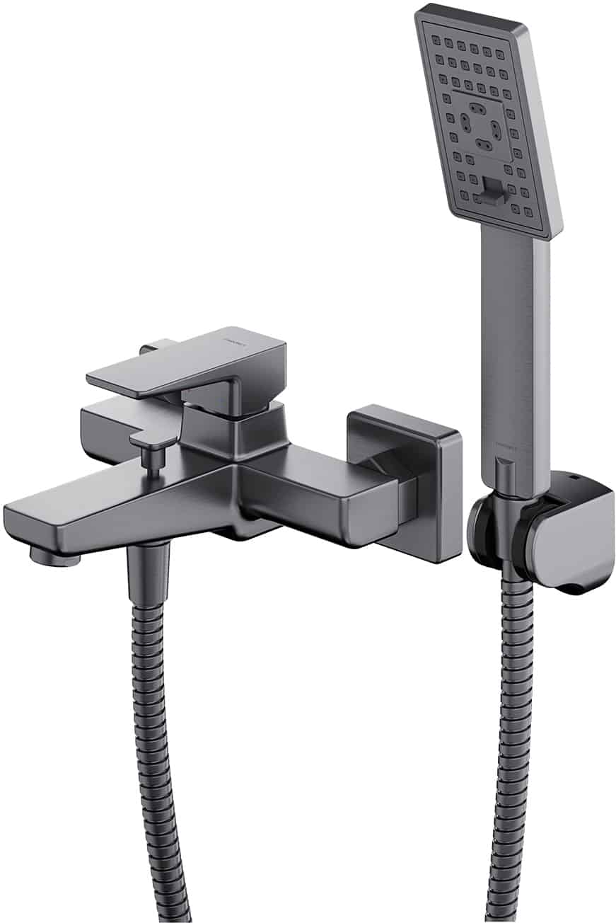 Смеситель для ванны с душевым комплектом OMNIRES PARMA PM7431IN (инокс) Смеситель для ванны с душевым комплектом OMNIRES PARMA PM7431IN (инокс)