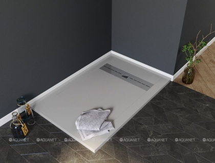 Душевой поддон Aquanet Delight 160х90 серый Душевой поддон Aquanet Delight 160х90 серый