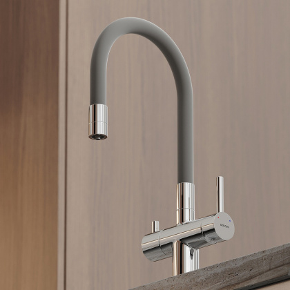 Смеситель для кухни SANCOS Lucia с возможностью подключения фильтра для воды, цвет хром, арт. SC4004CH
