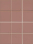 Керамогранит 1336 Агуста  розовый матовый (9,8см*9,8см*7мм) (97шт/0,922м2) из 12 частей 30x40 , м2