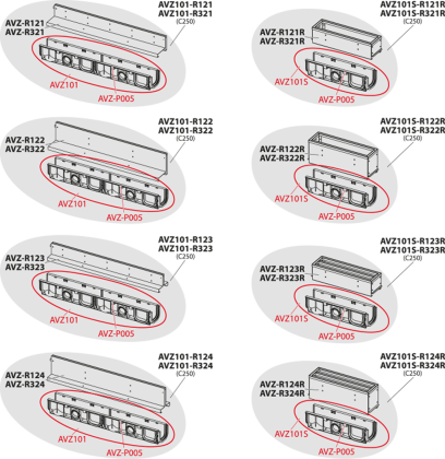 Щелевой дренажный канал с асимметричной сервисной надставкой 100 мм