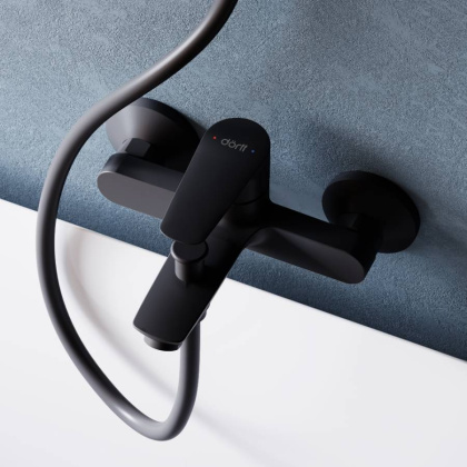 D4011022 Prime Смеситель для ванны и душа, черный