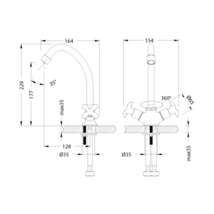 Смеситель Lemark Flora LM0104C для кухни Смеситель Lemark Flora LM0104C для кухни