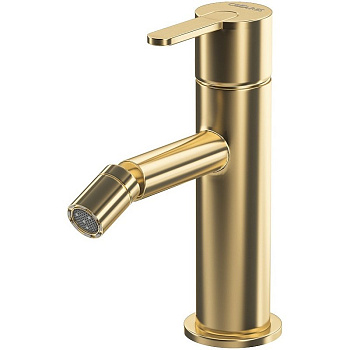 LEAF-BSM-SR Смеситель для биде однорычажный, с донным клапаном, исполнение Sunrise