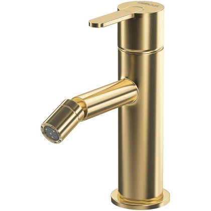 LEAF-BSM-SR Смеситель для биде однорычажный, с донным клапаном, исполнение Sunrise