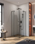 SLIDER-A-2-100/110-GRIGIO-BORO Душевой уголок, Условный размер, мм:(1000-1100)x(1000-1100)x1950 Габариты с диапазоном регулировок, мм:(1000-1100)x(1000-1100)x1950  SLIDER-A-2-100/110-GRIGIO-BORO Душевой уголок, Условный размер, мм:(1000-1100)x(1000-1100)x1950 Габариты с диапазоном регулировок, мм:(1000-1100)x(1000-1100)x1950
