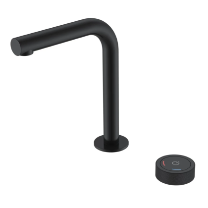 Смеситель автоматический для раковины на 2 отв. TECH BLACK