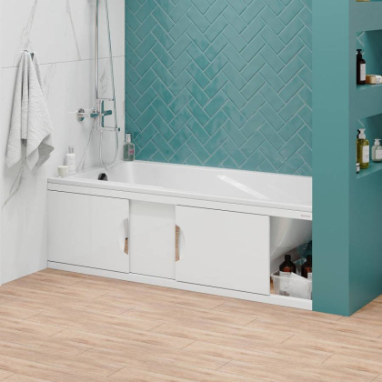 Экран под ванну Onika Лагуна-Эконом 150 белый Экран под ванну Onika Лагуна-Эконом 150 белый