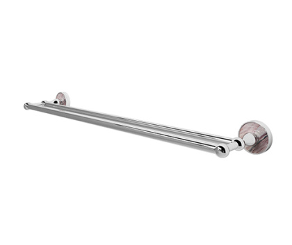 Штанга для полотенец Aland двойная, 67х6х13 см, хром, K-8540