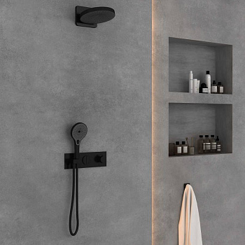 Душевой комплект VSFW-422TI1MB встраиваемый, черный