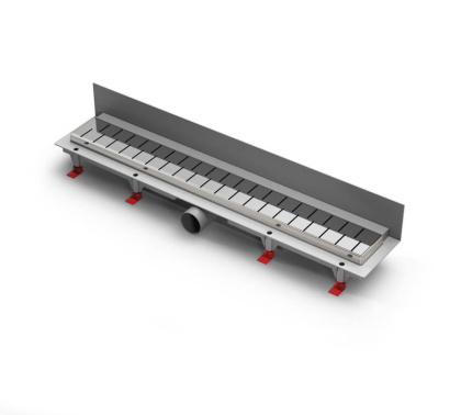 Душевой лоток 65 см Creto Snake CRE-650 SN-P с решеткой, хром