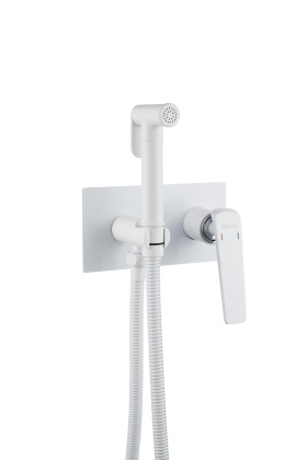 Гигиенический душ Shevanik S8005F латунь белый/хром