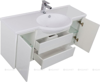 Раковина для тумбы Aquanet Лайн 120 marmite pernilla