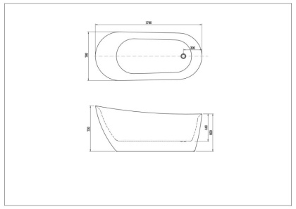 Акриловая ванна Акватек Лагуна 170х78 AQ-K133778WT Акриловая ванна Акватек Лагуна 170х78 AQ-K133778WT