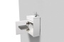 Тумба с раковиной подвесная с дверкой BelBagno PIETRA MINI 40-R Stucco Cemento, раковина белая Тумба с раковиной подвесная с дверкой BelBagno PIETRA MINI 40-R Stucco Cemento, раковина белая