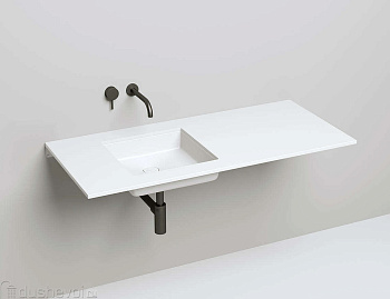 Раковина Salini MAREA 07 1802207MRF S-Stone в цвете по RAL, полувстраиваемая, матовая