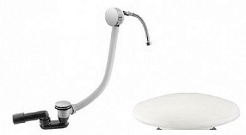 CZR-B-STW-BIO Слив перелив с наполнением ванны через перелив, белый матовый CZR-B-STW-BIO Слив перелив с наполнением ванны через перелив, белый матовый