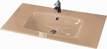 Столешница стекло 110см моноблок CAPPUCINO