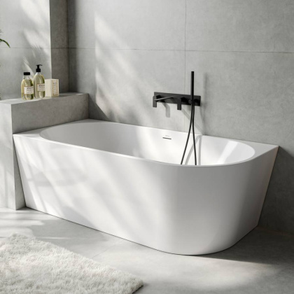 Акриловая ванна ABBER AB9502-1.4 L белая