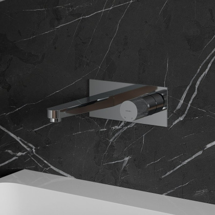 Смеситель для умывальника скрытого монтажа OMNIRES CONTOUR CT8015CR (хром)