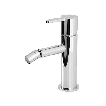 LEAF-BSM-ST Смеситель для биде однорычажный с донным клапаном Исполнение: Satinox 