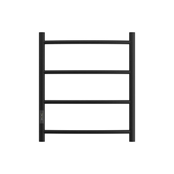 Полотенцесушитель электрический Point Афина PN04756B П4 500x600 диммер слева, черный