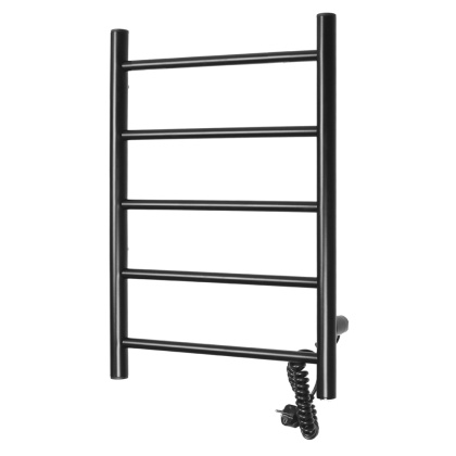 Полотенцесушитель электрический Domoterm Классик DMT 109-5 40x60 ЧРН EKR, черный матовый