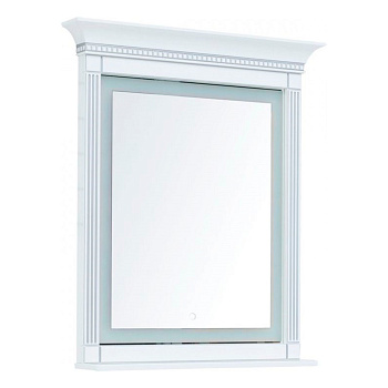 Зеркало Aquanet Селена 70 белый, серебро