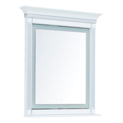 Зеркало Aquanet Селена 70 белый, серебро