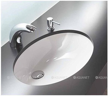 Раковина Arkitekt, встраиваемая снизу, 52 см, цвет белый