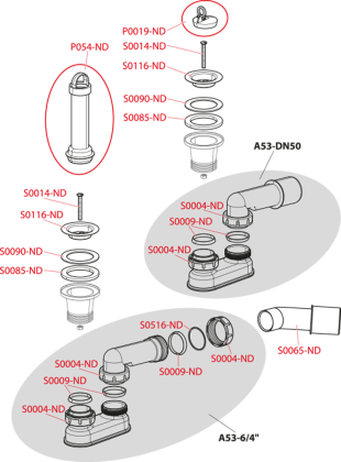 Сифон для душевого поддона с гидрозатвором