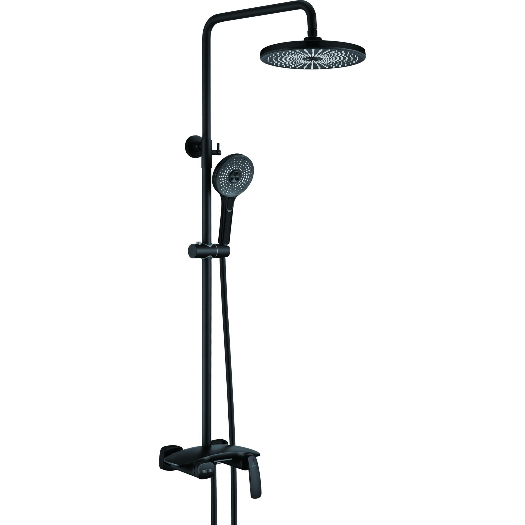 Душевая система латунь черный R1136H