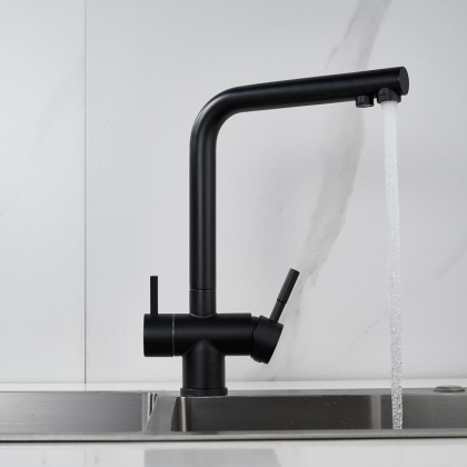 Смеситель для кухни со встроенным фильтром (краном) под питьевую воду Shevanik S468 S468H Смеситель для кухни со встроенным фильтром (краном) под питьевую воду Shevanik S468 S468H