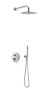 Термостатическая душевая система скрытого монтажа EXCELLENT Pi AREX.SET.1248CR (хром)