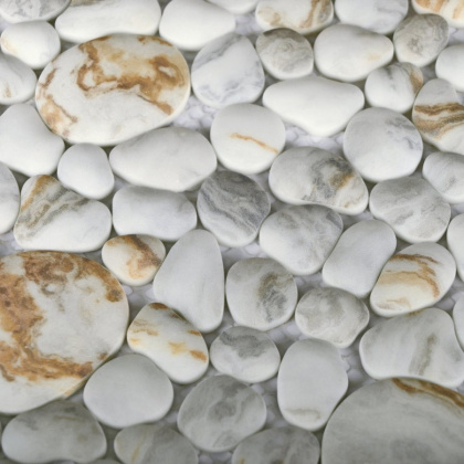 Мозаика Point Beige Point Beige серый/белый (30,5см*30,5см*7мм) (11шт/1,023м2) матовая, , м2