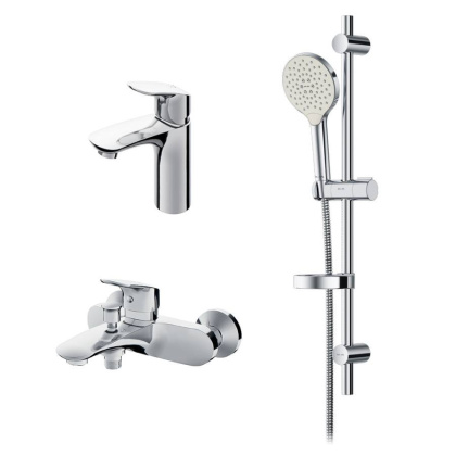 F4098000 Like набор смесителей: Смеситель для умывальника, Смеситель Для ванны/душа, душевой комплек