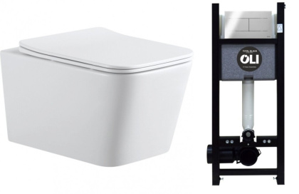 Унитаз подвесной Aquanet Rimless Tavr 2.0 W LX-1907