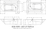 Акриловая ванна Riho Lazy 170x75 см L Plug&Play Акриловая ванна Riho Lazy 170x75 см L Plug&Play