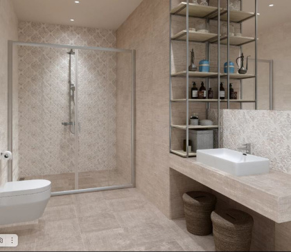 GT201VG Настенная плита Medea GT Светло-беж. 25x50 _ 1\74,25