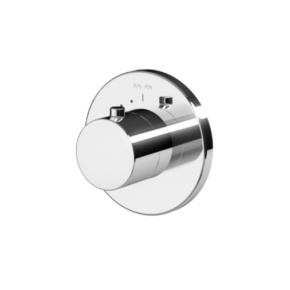 F0800200 Запирающий вентиль, монтируемый в стену, Хром, шт.